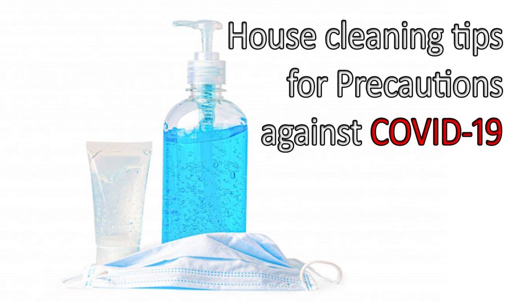 house cleaning tips for precautions against COIVD-19